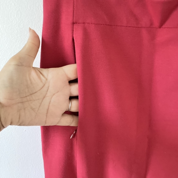 Pre-loved Diane von Furstenberg Red Pencil Skirt - UK Size 6-8 - Picture 6 of 17